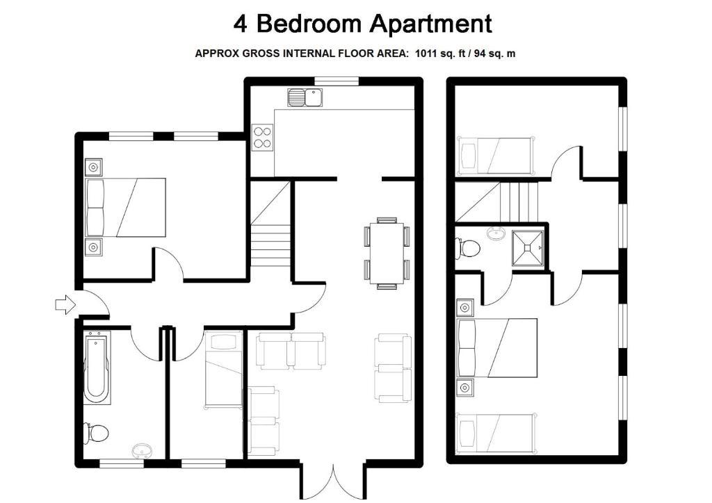 Bristol Serviced Lettings - Beaufort Court Room photo